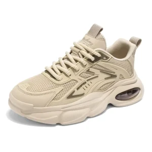 Spring New Style Men’s Shoes Breathable Mesh Youth Sports Shoes Casual Thick Soled Versatile Trendy