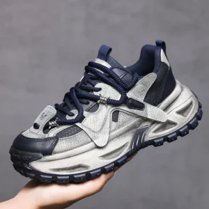 Spring Popular Walking Style Shoes Men Running Sneaker Breathable Men’s Shoes Chunky Shoes