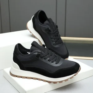 Spring and Autumn Men’s Dad Genuine Leather Breathable Running Suede Thick Soled Casual Sports Shoes Trendy