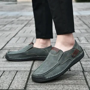 Spring and Summer Cross border Plus Size Casual Men’s Slip-On Sporty Shoes Slip Resistant Lazy Driving