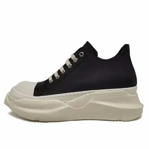Spring and Summer Platform Shoes Men’s Fashion Europe Style and the United States Breathable Low top Lace up Canvas Shoes
