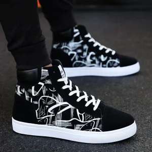 Spring and summer high top men’s shoes