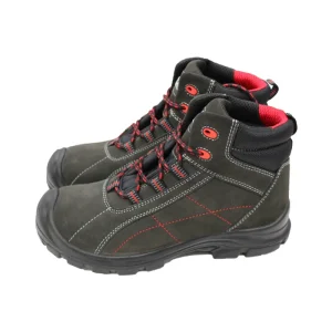 Steel Toe Anti-static Hiking Boots Anti-Puncture Suede Leather Men’s Work Outdoor Construction Slip Resistant Safety Shoes