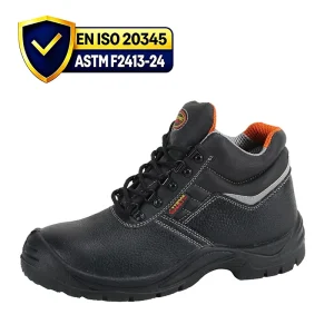 Steel Toe Safety Boots Waterproof Anti Slip Puncture Resistant Breathable Industrial Construction Work Footwear S3 SRC Certified
