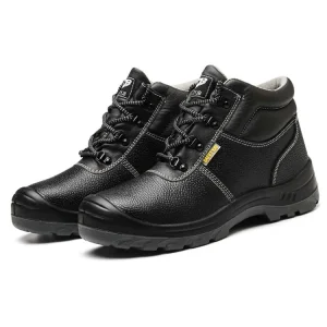 Steel Toe Unisex Lightweight Jogger Safety Sneakers Slip Resistant Factory Work Shoes Summer Autumn Winter Genuine Leather