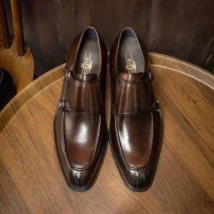 Stylish Real Leather Men’s Formal Shoes Cowhide Office Shoes for Men Customize Wedding Party Dress Shoes