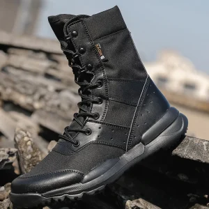 Summer Desert Boots Shock Absorbing High Top Shoes Men’s and Women’s Tactical Boots Lightweight Boots Breathable Special Boots