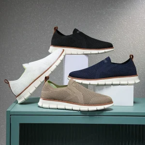 Summer Lightweight Breathable Men’s Sport Shoes Mesh Upper Outdoor Shoes Comfortable Men’s Luxury Walking Running Shoes