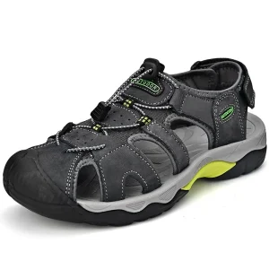 Summer Men’s Beach Sandals Sizes 38-48 Anti Slip Closed Toe
