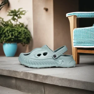 Summer Men’s Platform Walking Style Slippers Sandals Quick Drying Cool Breathable Comfortable PU Upper