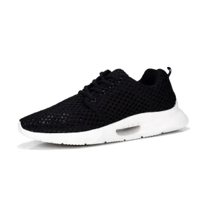 Summer Men’s Running Shoes Breathable Mesh Hollow Out Lightweight Casual Sneakers Plus Size Jogging Sports Shoes
