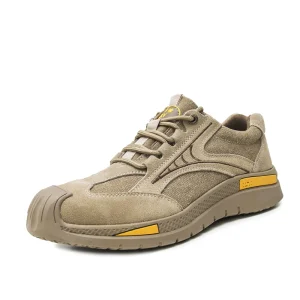 Summer Men’s Safety Shoes Genuine Leather Anti Shatter Anti Puncture Breathable Electrically Insulating 6KV Anti Slip Work
