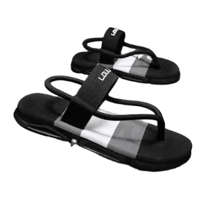 Summer Men’s Sandals Outdoor Leisure Beach Shoes Men’s Thick Soles Non slip Slippers
