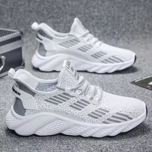 Summer New Breathable Men’s Sports Shoes with Mesh Casual Trend and Comfortable Running Men’s Shoes