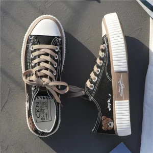 Summer New Korean Style Canvas Student Shoes Breathable Casual Board & Internet Celebrity Sports Shoes for Women Versatile