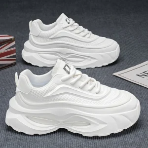 Summer New Men’s Trendy Shoes Lightweight Non Slip Dad Shoes Youth Sports Shoes Daily Casual Running Shoes