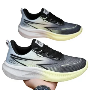 Summer New Men’s Women’s Mesh Breathable Ultra Light Shock Absorption Rebound Sports Casual Shoes Plastic Outsole