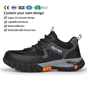 Sweat Wicking Anti Odor Lining Trainers Anti Static Dust Proof Men Safety Work Shoes for Electronic Assembly Workshop