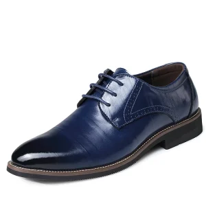 TPY0 Men’s Leather Formal Wedding Shoe