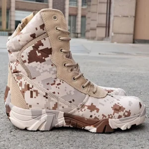 Tactical Camouflage High Top Boots Autumn Men’s Desert Training Shoes