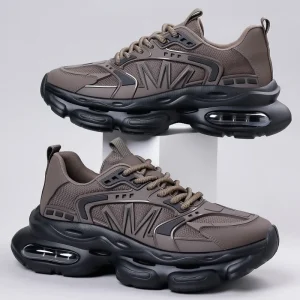 Thick Sole Chunky Sneakers Summer Men’s Mesh Fashion Breathable Sports Shoes Large Size Trendy Casual Shoes for Men