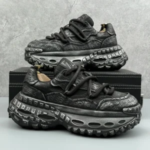 Thick Soled Platform Men’s Height Increasing Walking Sports Casual Shoes