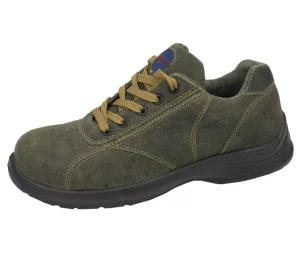 Thickened Suede Cow Leather Steel Toe Breathable Mesh Lining PU Outsole Men’s Work Safety Shoes Factory Use Outdoor Protective