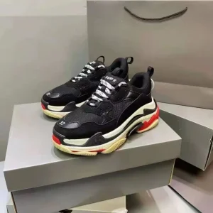 Top Designer Casual Triple Chunky Lace-Up Anti-slippery Anti-slip Closed Toe Men’s Sport Shoes for Outdoor Jogging Running