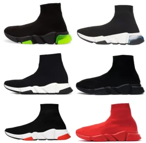 Top Quality All Series Luxury Speed 2.0 Men’s Sports Sneakers Balenns 2.0 Thick Soles Soft Padding Casual Shoes
