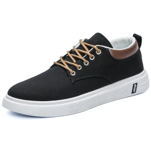 Trend Autumn New Breathable Waterproof Slip-On Sporty Men’s Canvas Shoes Casual Student Youth Trendy Board Walking