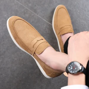 Trend Luxury Casual Loafers for Men’s Custom Walking Style Shoes Breathable Slip On Dress Shoes Closure for All Season