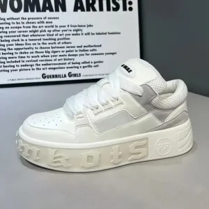 Trendy Casual Shoes Campus Student-inspired Lettered Unisex Thick-soled Height-increasing Sneakers