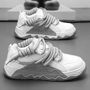 Trendy Design Custom Brand Skateboarding Casual Sports Lace-up with Low Top Design Men’s Walking Shoes