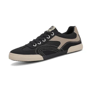 Trendy Lace up Rubber Sole Casual Zapatillas Skateboarding Sneakers Chaussure Footwear Men’s Modern Canvas Shoes