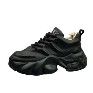 Trendy Men’s Shoes with Thick Soles Comfortable and Versatile Casual Shoes Breathable Sports Shoes