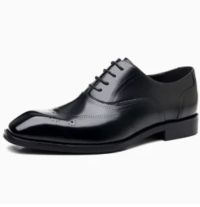 UP 6801r Formal Breathable Casual Men’s Wedding Leather Shoes Flat Casual Business Dress Shoes