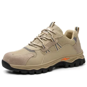 Unisex Lightweight Safety Shoes Steel Toe Breathable Work Sneakers Anti puncture Industrial Construction Safety Boots for Men