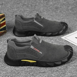 Unisex Safety Shoes Autumn Low Top Slip On Thick Soled Non Slip Work Factory Fashionable Casual Shoes