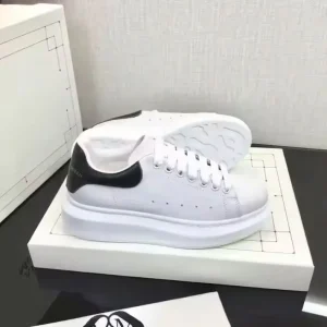 Unisex Sport Shoes Genuine Leather Sneakers for Men White Designer Fashion Trend Lace-Up Closure Mesh