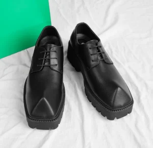 Up 4957r Business Dress Men’s Shoes Low Top Non Slip Rubber Sole Wedding Work Shoes