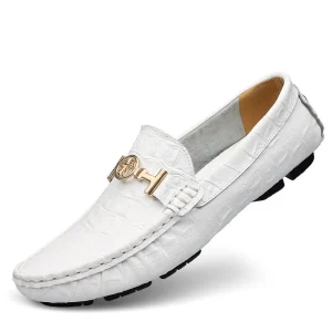 Various Styles of Low Cost Comfortable Men’s Casual Shoes Loafers Genuine Leather Soft Walking Shoes