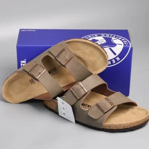Verified Manufacturer Men’s Cork Sole Sandals Birkenstock Arizona Sandal for Men Orthopedic Arch Support Factory