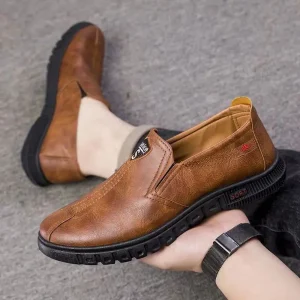Versatile Men’s PU Waterproof Casual Running Shoes Fashion Shoes