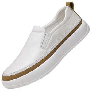 Versatile Trendy Men’s Sporty Slip-On Sports Casual Shoes Youth Anti-Slip Cushioned Thick-Soled Soft Plastic Outsole Mesh
