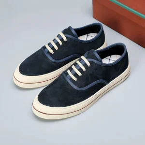Vintage Genuine Leather Men’s Casual Office Shoes Lace Up Closed Toe Design with Anti Slippery Feature for All Seasons