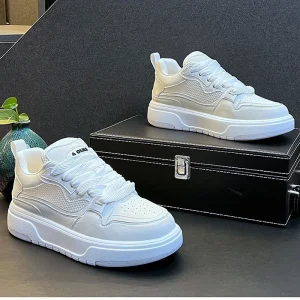 Walking Shoes for Men Breathable Mesh Height Enhancing Casual Sneakers