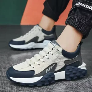Walking Sport Shoes Male Sports Footwear Casual Lace up Sneaker Walking Shoes for Men