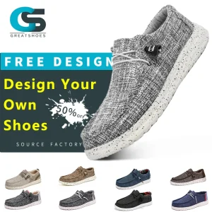 Walking Style Shoes for Men White Slip on Canvas Shoes Men Loafers Dress Shoes Luxury