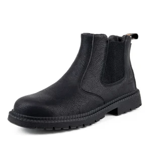 Waterproof Anti-oil Men’s Safety Shoes Anti-smashing Anti-puncture Steel Toe Industrial Men’s Work Boots