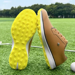 Waterproof Golf Sneakers Men Multi Color Options Spikeless Golf Shoes Men Waterproof Business Casual Golf Sneakers